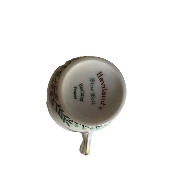 HAVILAND LIMOGES FRANCE BLUE BELL Cup & Saucer Sets X3 - Picture 9 of 12